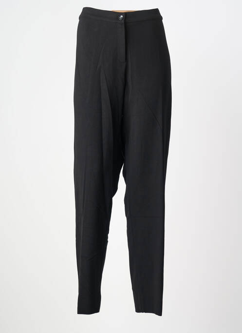 Pantalon slim talie elastică mărime normală negru ELENA MIRO femme