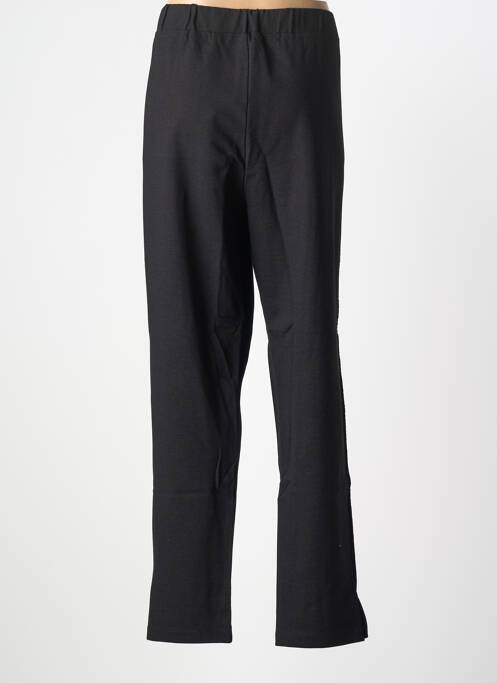 Pantalon slim talie elastică mărime normală negru FRANCK ANNA femme
