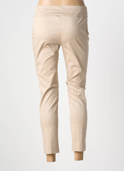 Pantalon 7/8 elasticitate mărime normală bej LISETTE L femme