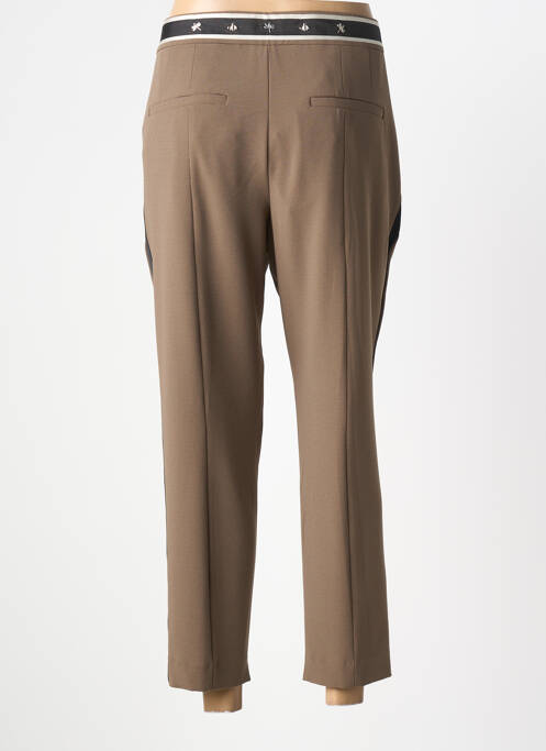 Pantalon 7/8 talie elastică mărime normală maro SPORTALM femme