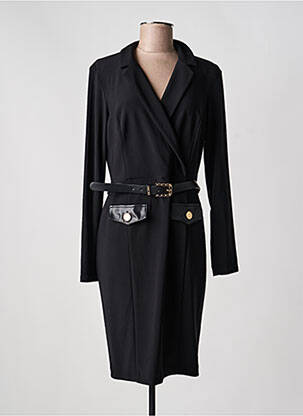 Rochie midi mâneci lungi mâneci lungi negru JOSEPH RIBKOFF femme