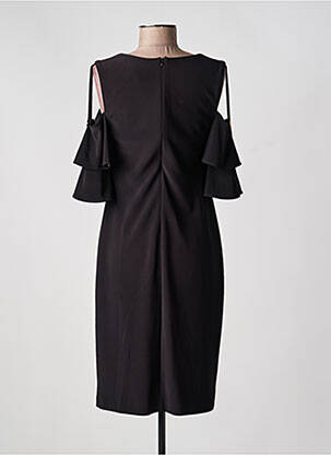 Rochie midi țesătură crep mâneci scurte negru JOSEPH RIBKOFF femeie
