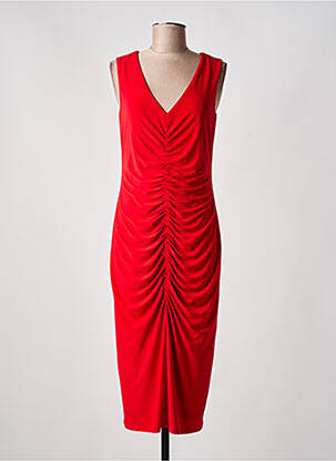 Rochie midi fără mâneci fără mâneci roșu JOSEPH RIBKOFF femme