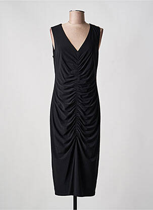 Rochie midi fără mâneci fără mâneci negru JOSEPH RIBKOFF femeie