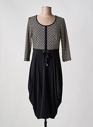 Rochie midi mâneci 3/4 mâneci 3/4 negru JOSEPH RIBKOFF femme