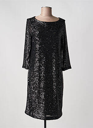Rochie scurtă croială fluidă mâneci lungi negru JOSEPH RIBKOFF femeie