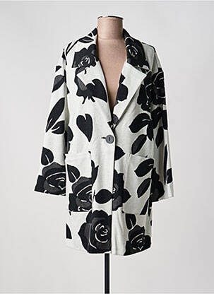 Palton lung croială cambrată fără glugă gri JOSEPH RIBKOFF femme