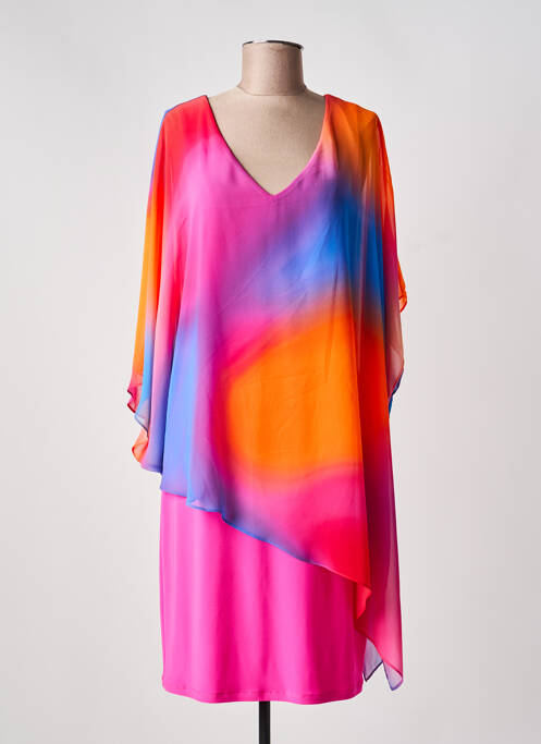 Rochie midi mâneci 3/4 mâneci 3/4 roz JOSEPH RIBKOFF femme