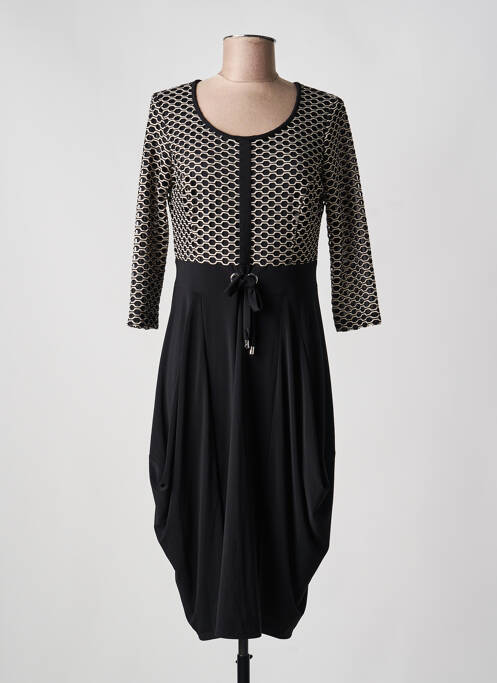 Rochie midi mâneci 3/4 mâneci 3/4 negru JOSEPH RIBKOFF femme