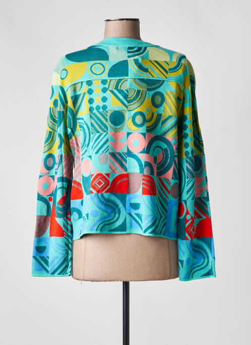 Vestă cu mâneci lungi elasticitate albastru IVKO femme