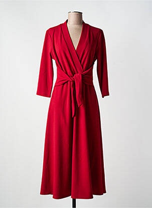 Rochie midi mâneci 3/4 mâneci 3/4 roșu JOSEPH RIBKOFF femeie