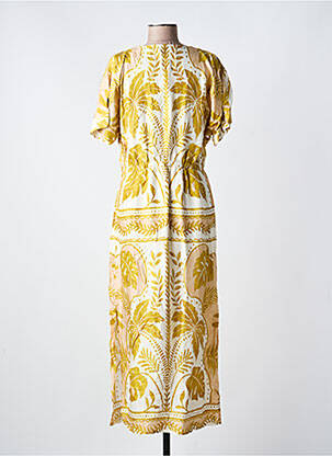 Rochie lungă mâneci scurte mâneci scurte verde BLEU BLANC ROUGE femeie