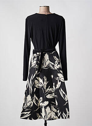 Rochie midi imprimeu floral mâneci lungi negru JOSEPH RIBKOFF femeie