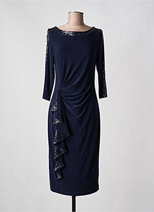 Rochie midi mâneci 3/4 mâneci 3/4 albastru JOSEPH RIBKOFF femme