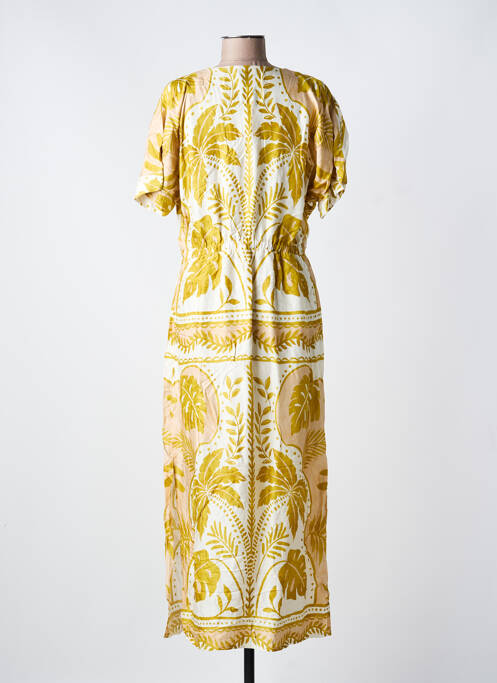 Rochie lungă mâneci scurte mâneci scurte verde BLEU BLANC ROUGE femme