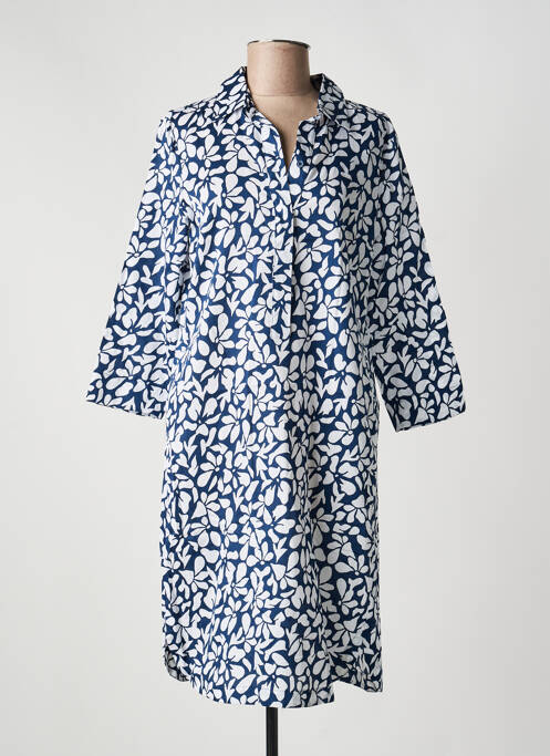 Rochie midi mâneci 3/4 mâneci 3/4 albastru RABE femme