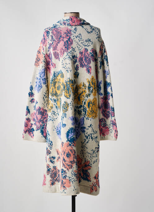 Palton lung croială cambrată fără glugă bej IVKO femme