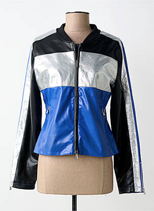 Jachete casual guler rotund albastru LOLA CASADEMUNT femeie