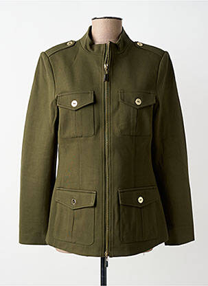 Jachete casual guler rotund verde LOLA CASADEMUNT femme