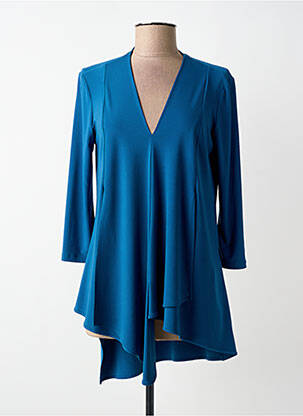 Tunică mâneci lungi guler în v albastru JOSEPH RIBKOFF femme