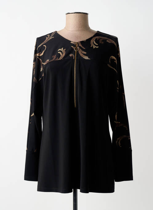 Tricou imprimeu fantezie mâneci lungi negru JOSEPH RIBKOFF femme