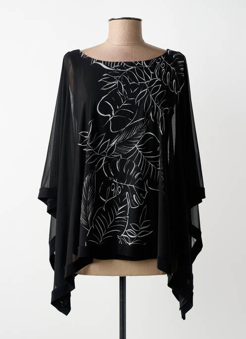 Top elasticitate mâneci scurte negru JOSEPH RIBKOFF femme