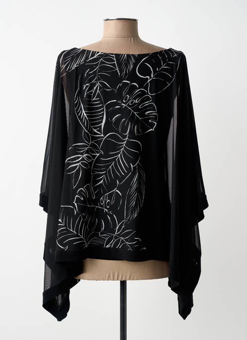 Top elasticitate mâneci scurte negru JOSEPH RIBKOFF femme