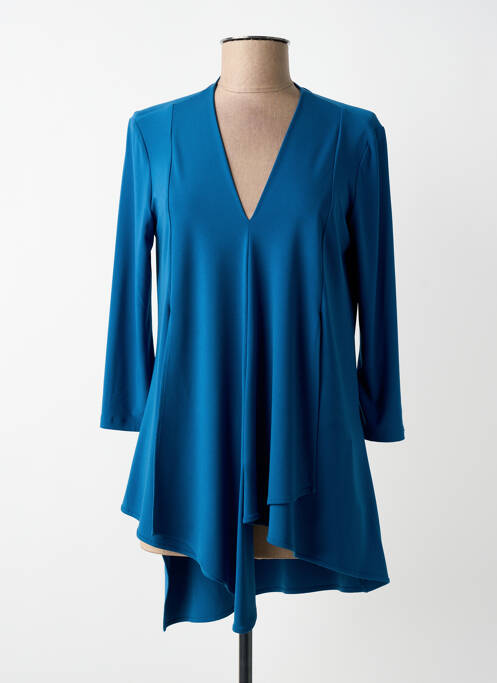 Tunică mâneci lungi guler în v albastru JOSEPH RIBKOFF femme