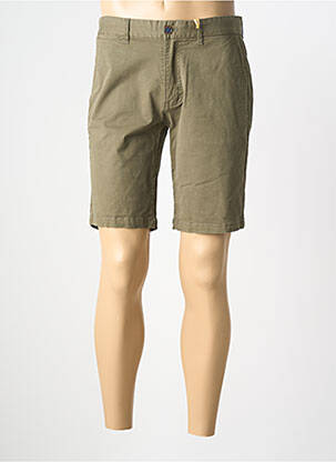 Bermudă țesătură poplin mărime normală verde TERRITOIRE D'HOMME homme