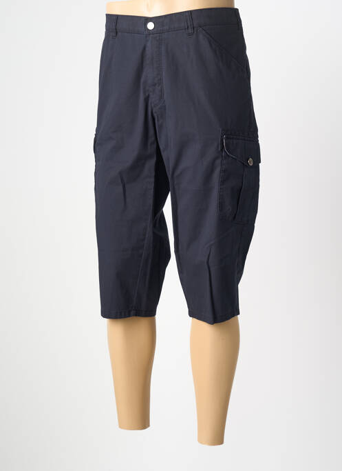 Pantalon trei sferturi țesătură poplin mărime normală albastru MEYER homme