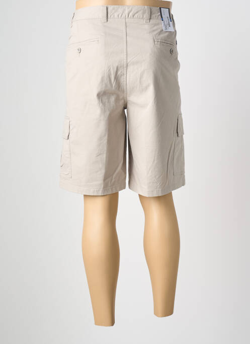 Bermudă talie elastică mărime normală bej LUIGI MORINI homme