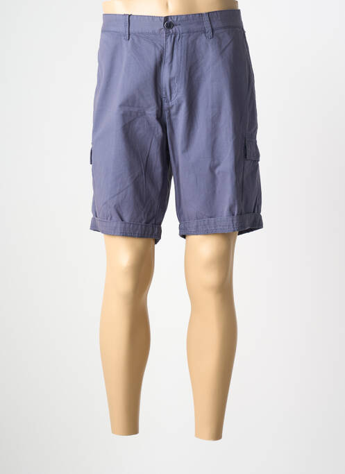 Bermudă țesătură poplin mărime normală albastru FYNCH-HATTON homme