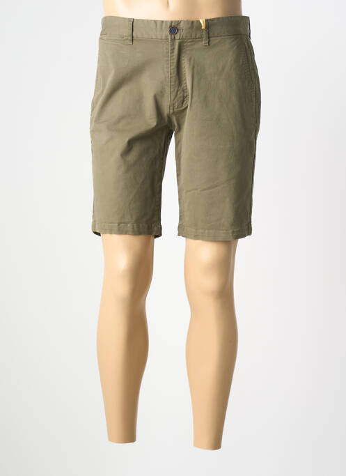 Bermudă țesătură poplin mărime normală verde TERRITOIRE D'HOMME homme