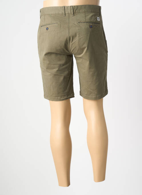 Bermudă țesătură poplin mărime normală verde TERRITOIRE D'HOMME homme