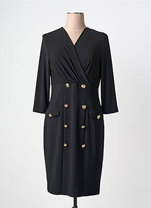 Rochie midi mâneci 3/4 mâneci 3/4 negru JOSEPH RIBKOFF femeie