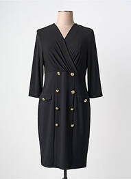 Rochie midi mâneci 3/4 mâneci 3/4 negru JOSEPH RIBKOFF femme