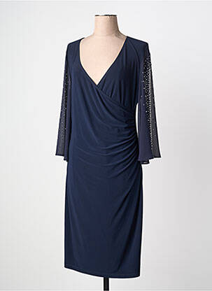 Rochie midi mâneci 3/4 mâneci 3/4 albastru JOSEPH RIBKOFF femeie