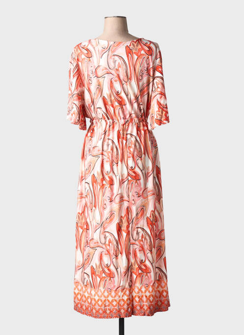 Rochie lungă mâneci scurte mâneci scurte portocaliu VERPASS femme