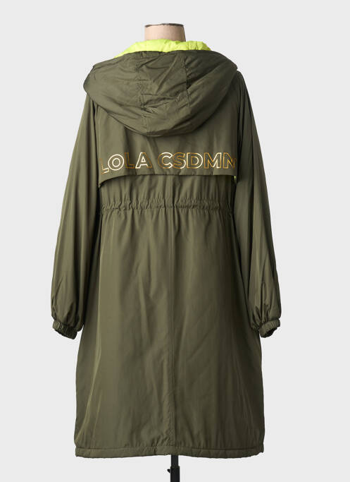 Geacă matlasată buzunare cu glugă verde LOLA CASADEMUNT femme