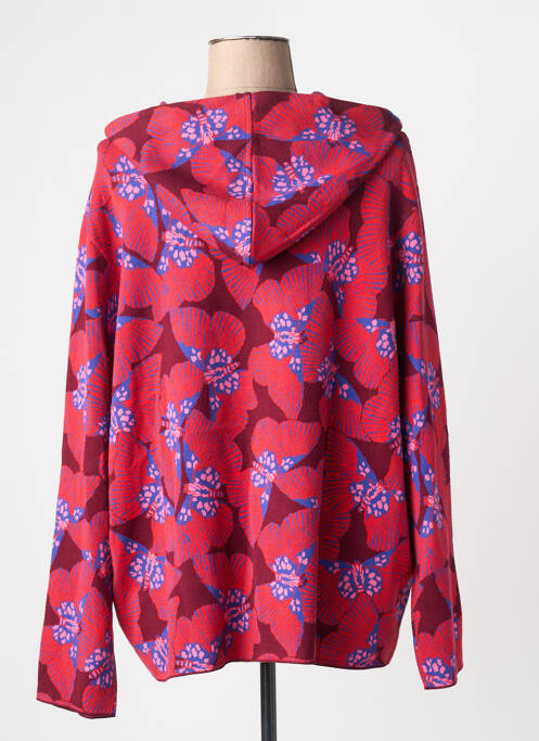 Vestă cu mâneci lungi croială cambrată roșu ELENA MIRO femme