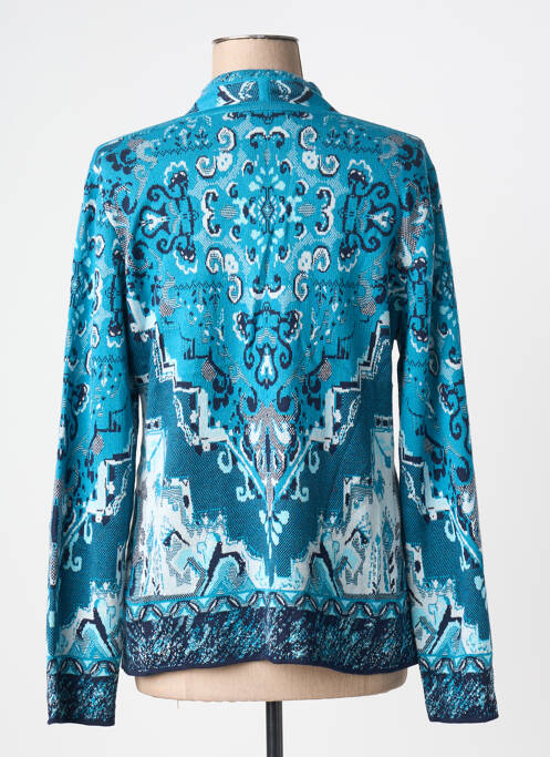 Vestă cu mâneci lungi elasticitate albastru IVKO femme