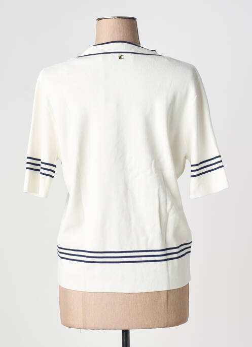 Vestă cu mâneci scurte închidere cu nasturi pe față bej LOLA CASADEMUNT femme