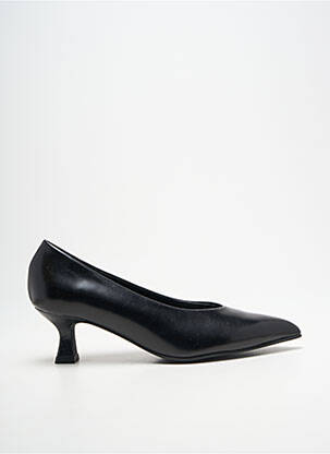 Pantofi cu toc țesătură satinată toc de 4 la 6 cm negru PEDRO MIRALLES femeie