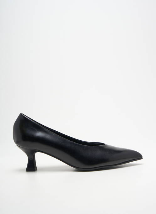 Pantofi cu toc țesătură satinată toc de 4 la 6 cm negru PEDRO MIRALLES femme
