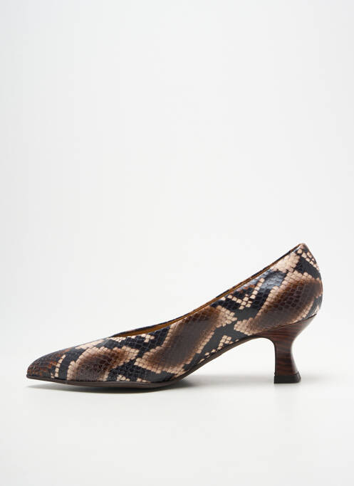 Pantofi cu toc vârf ascuțit toc de 4 la 6 cm negru PEDRO MIRALLES femme