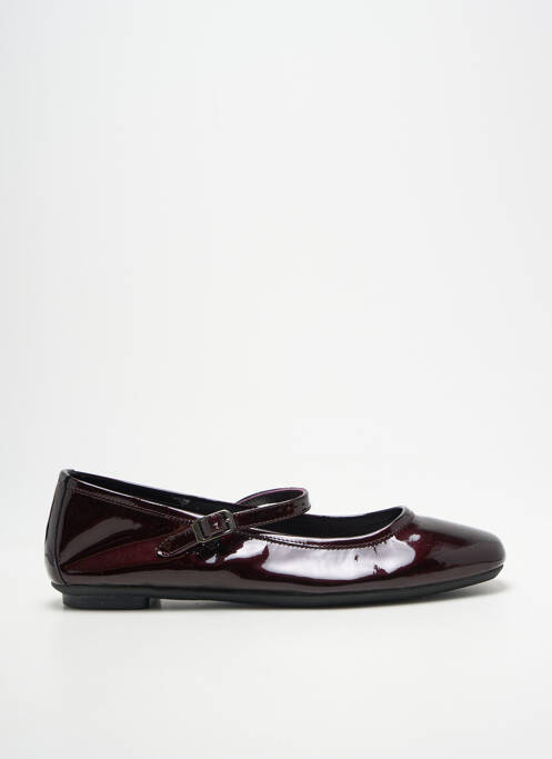 Balerine material neted toc plat până la 3 cm violet REQINS femme