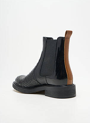 Botine/ghete toc mic toc plat până la 3 cm negru BILLIBI femeie