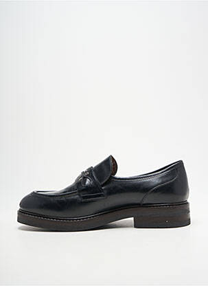 Mocasini țesătură satinată toc plat până la 3 cm negru MURATTI femeie