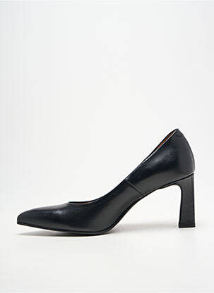 Pantofi cu toc țesătură satinată toc de 7 la 9 cm negru MURATTI femeie