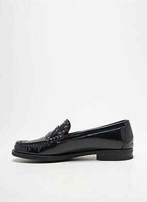 Mocasini chiquet toc plat până la 3 cm negru ALIWELL femeie